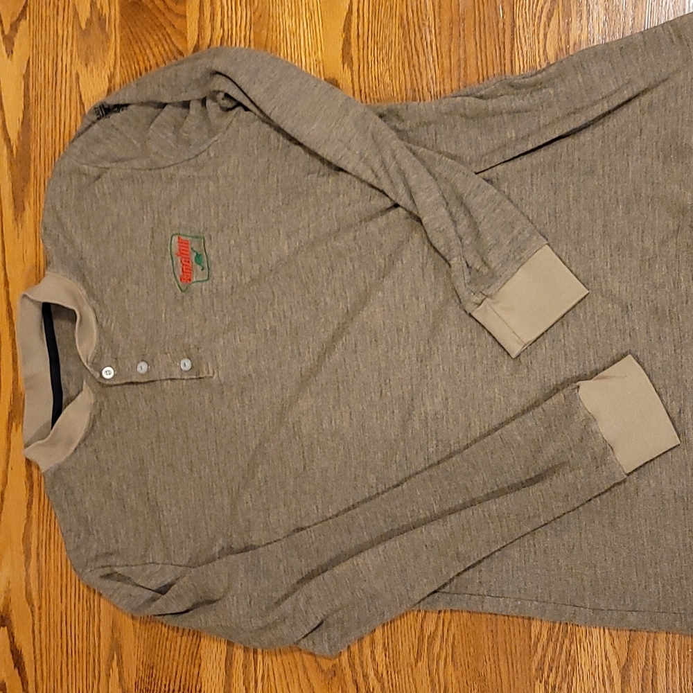 TECGEN FR Long Sleeve Henley - L